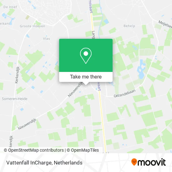 Vattenfall InCharge map