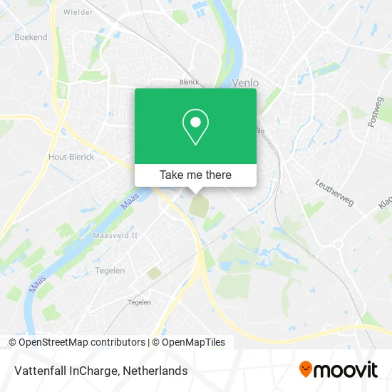 Vattenfall InCharge map