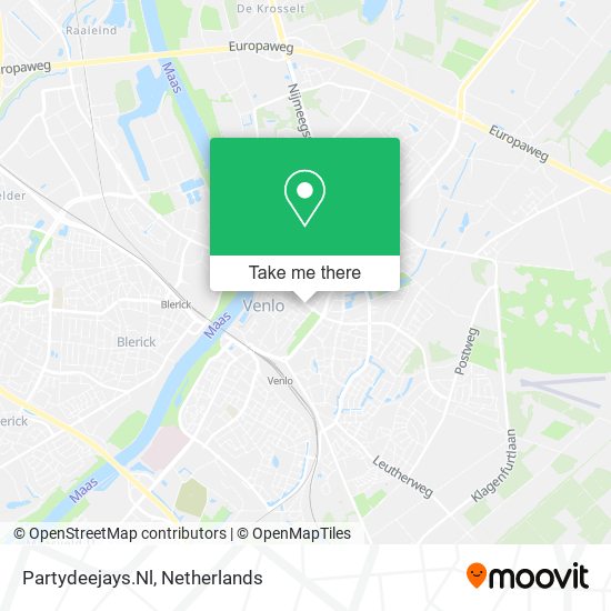 Partydeejays.Nl map