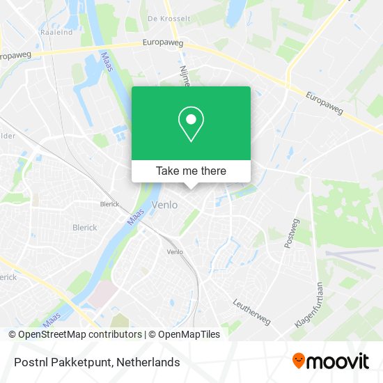 Postnl Pakketpunt Karte