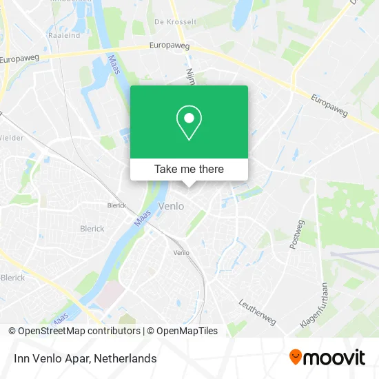 Inn Venlo Apar map