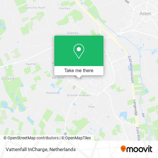 Vattenfall InCharge map