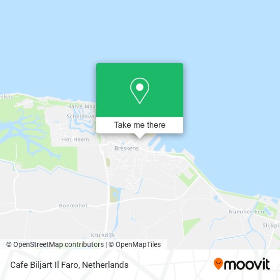 Cafe Biljart Il Faro map