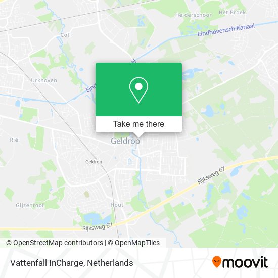 Vattenfall InCharge map