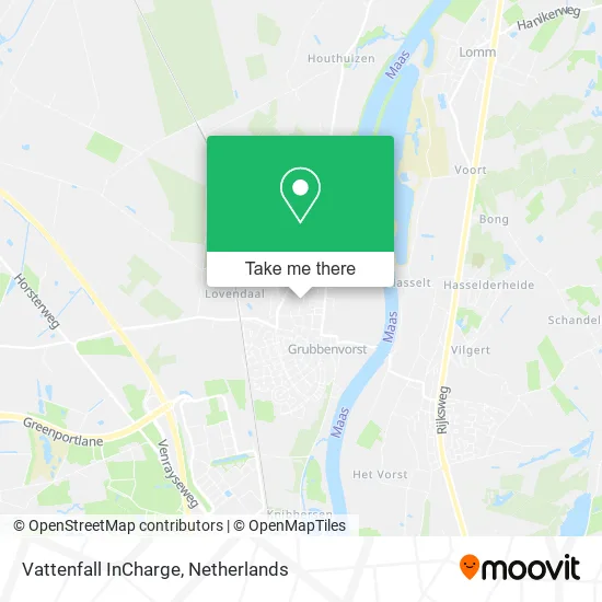 Vattenfall InCharge map