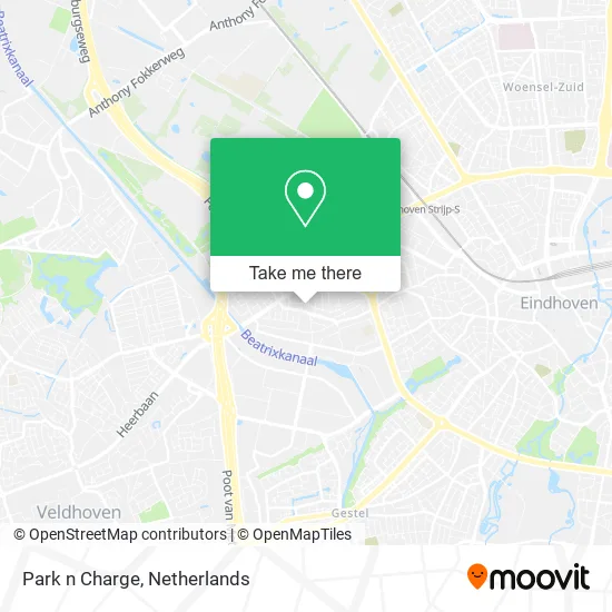 Park n Charge map