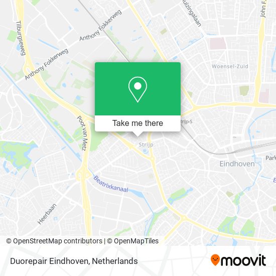 Duorepair Eindhoven map