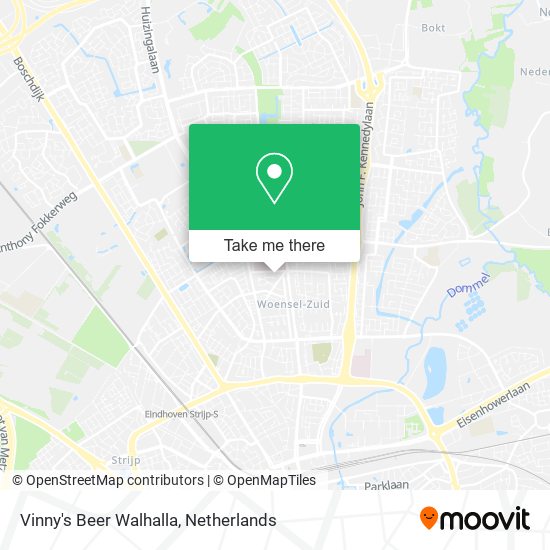 Vinny's Beer Walhalla map