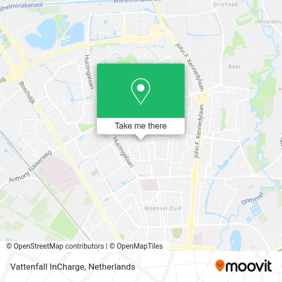 Vattenfall InCharge map