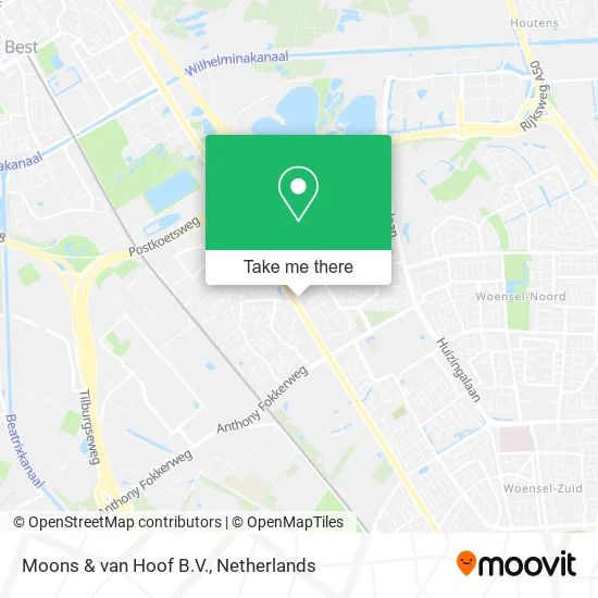Moons & van Hoof B.V. Karte