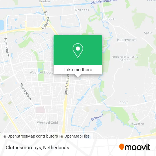 Clothesmorebys map