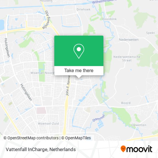 Vattenfall InCharge map