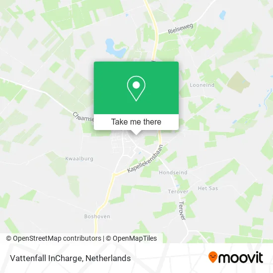 Vattenfall InCharge map