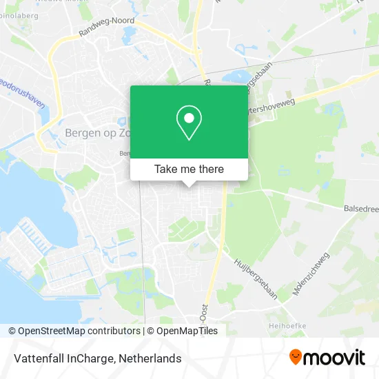 Vattenfall InCharge map