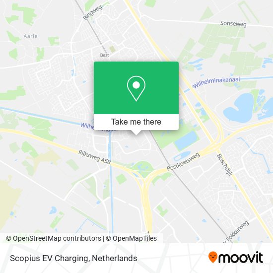 Scopius EV Charging map