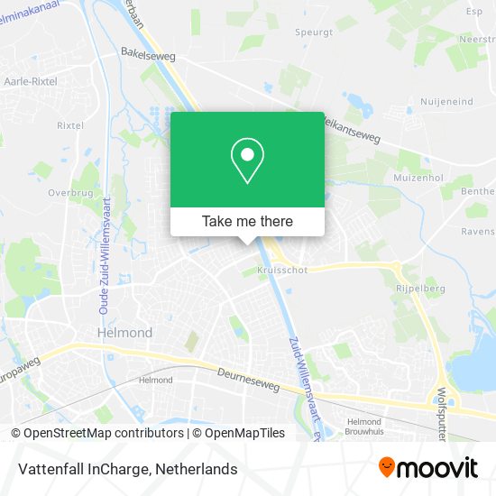 Vattenfall InCharge map