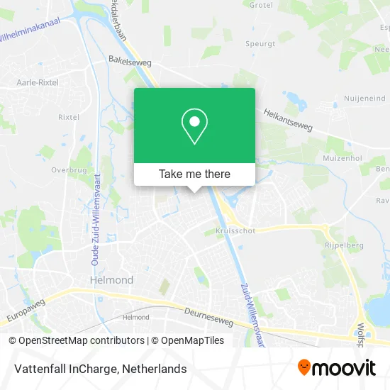 Vattenfall InCharge map