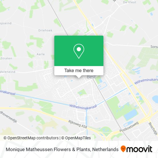 Monique Matheussen Flowers & Plants map