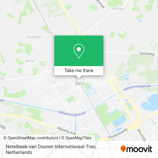 Netelbeek-van Dooren Internationaal Tran map
