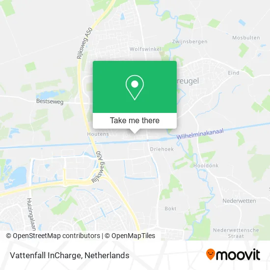 Vattenfall InCharge map