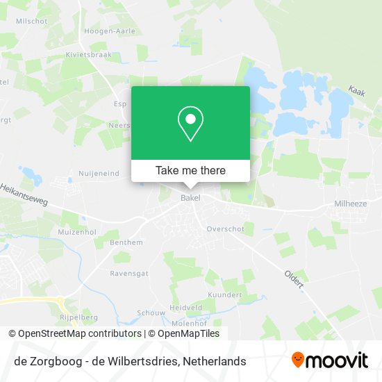de Zorgboog - de Wilbertsdries map