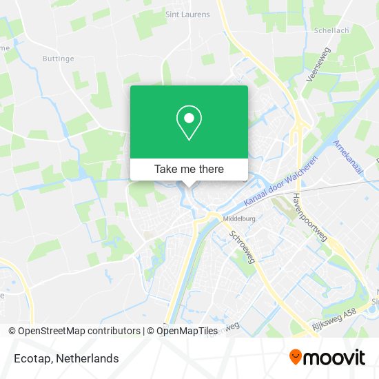 Ecotap map