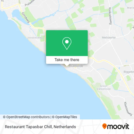 Restaurant Tapasbar Chill map
