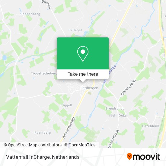 Vattenfall InCharge map