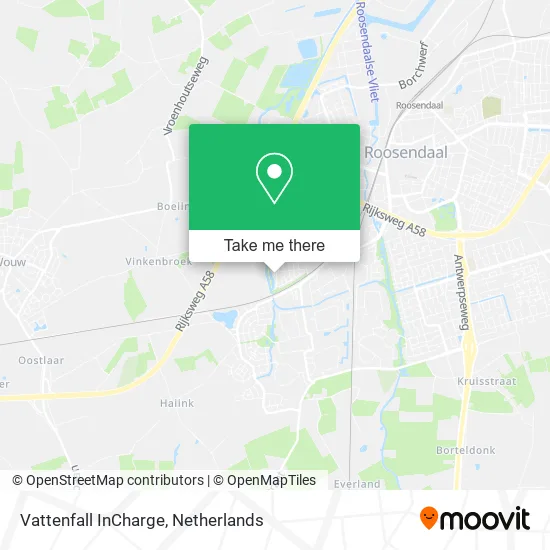 Vattenfall InCharge map