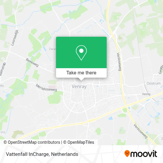 Vattenfall InCharge map