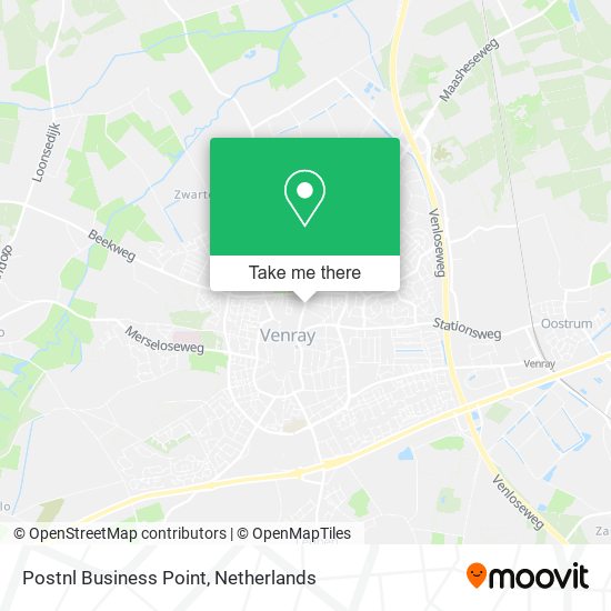 Postnl Business Point map