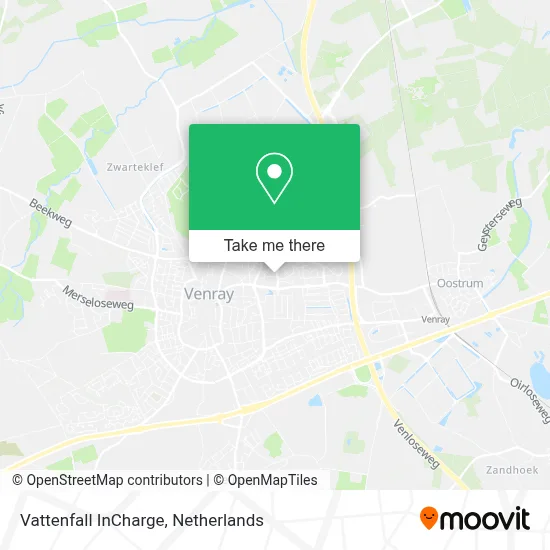 Vattenfall InCharge map