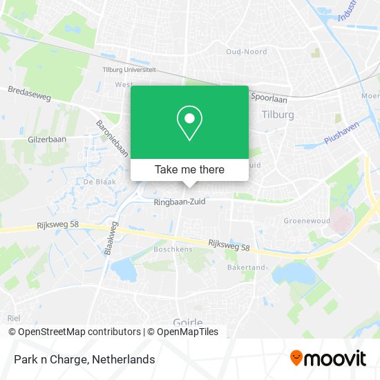 Park n Charge map
