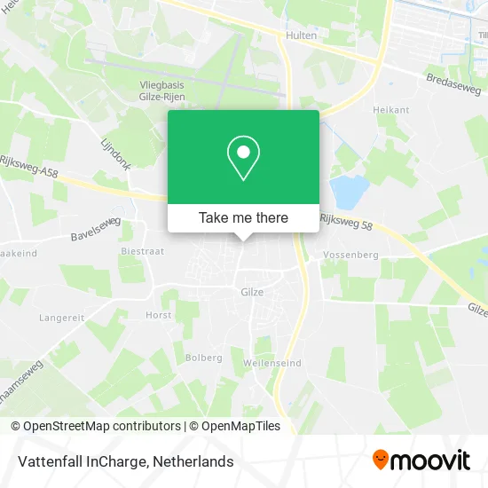 Vattenfall InCharge map