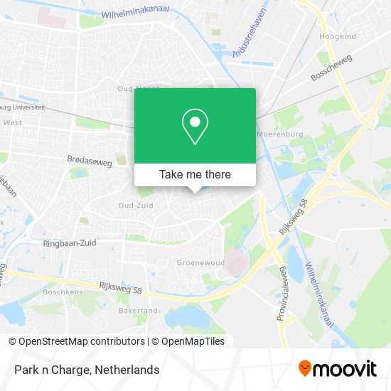 Park n Charge map