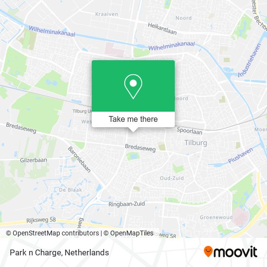 Park n Charge map