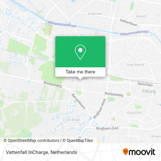 Vattenfall InCharge map