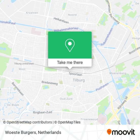 Woeste Burgers map