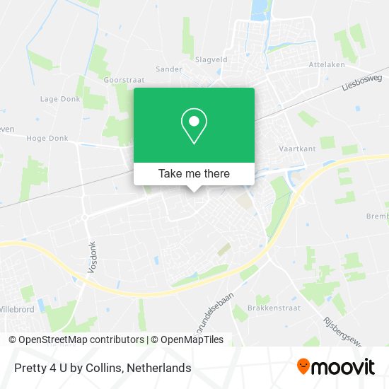 Pretty 4 U by Collins map