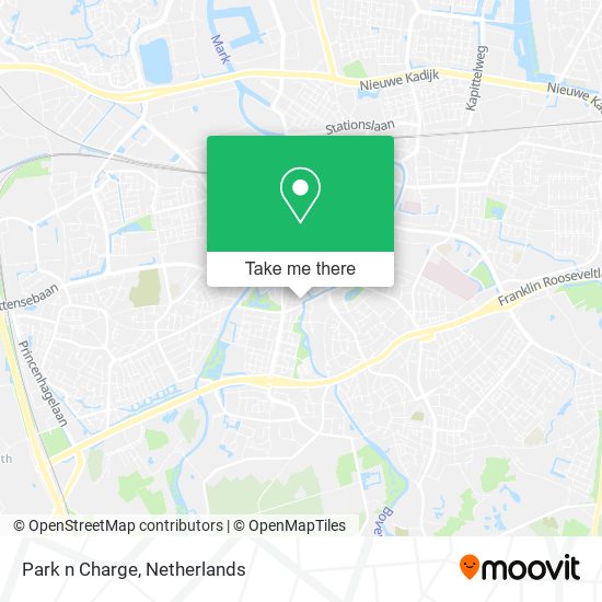 Park n Charge map