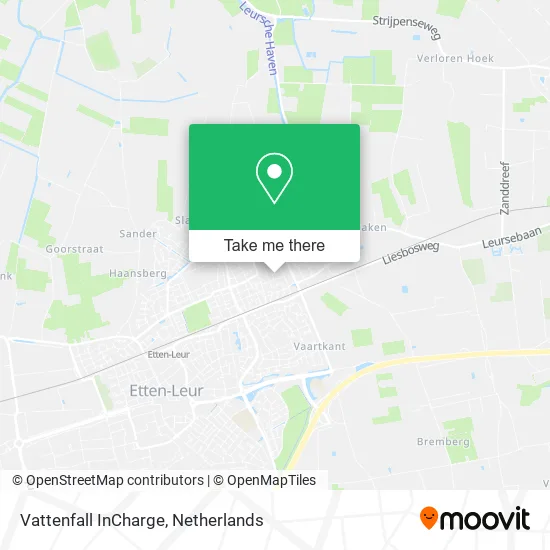 Vattenfall InCharge map