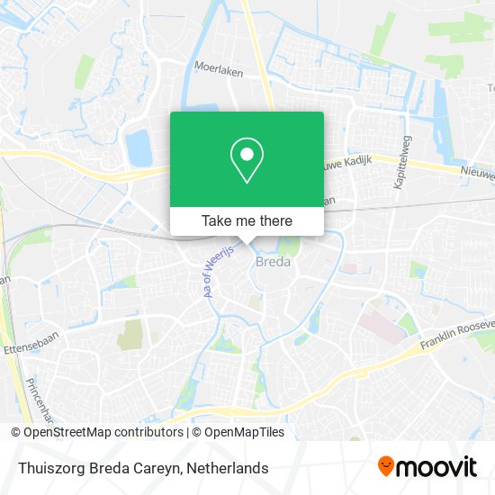 Thuiszorg Breda Careyn map