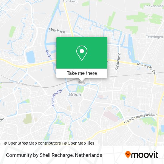 Community by Shell Recharge map