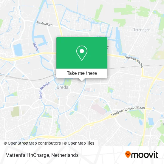 Vattenfall InCharge map
