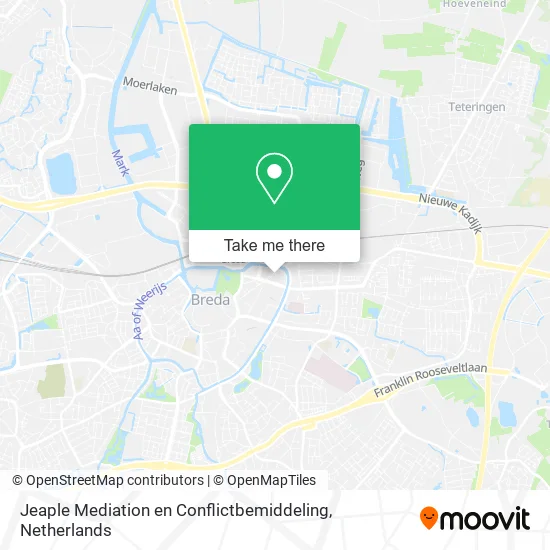 Jeaple Mediation en Conflictbemiddeling map