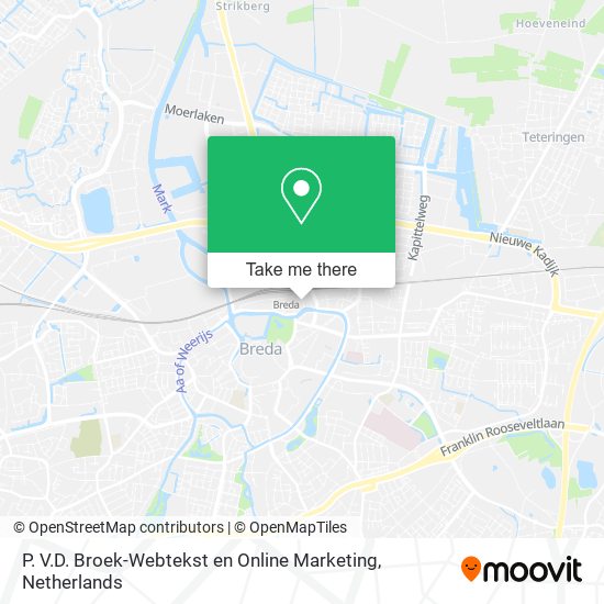 P. V.D. Broek-Webtekst en Online Marketing map