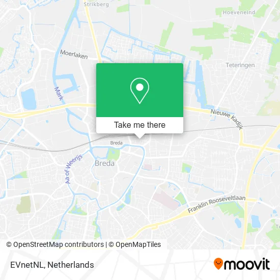 EVnetNL map