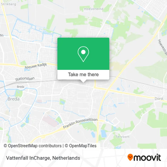 Vattenfall InCharge map