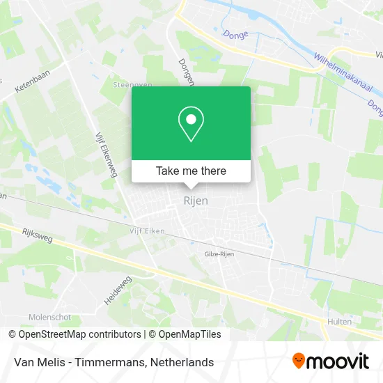 Van Melis - Timmermans map