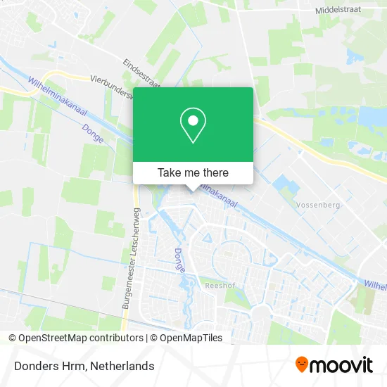 Donders Hrm map